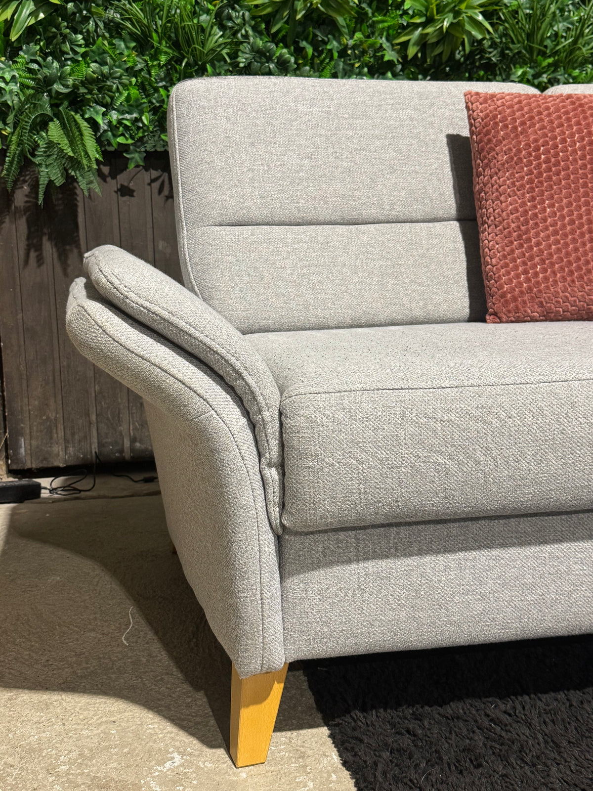 hellgraues Ecksofa
