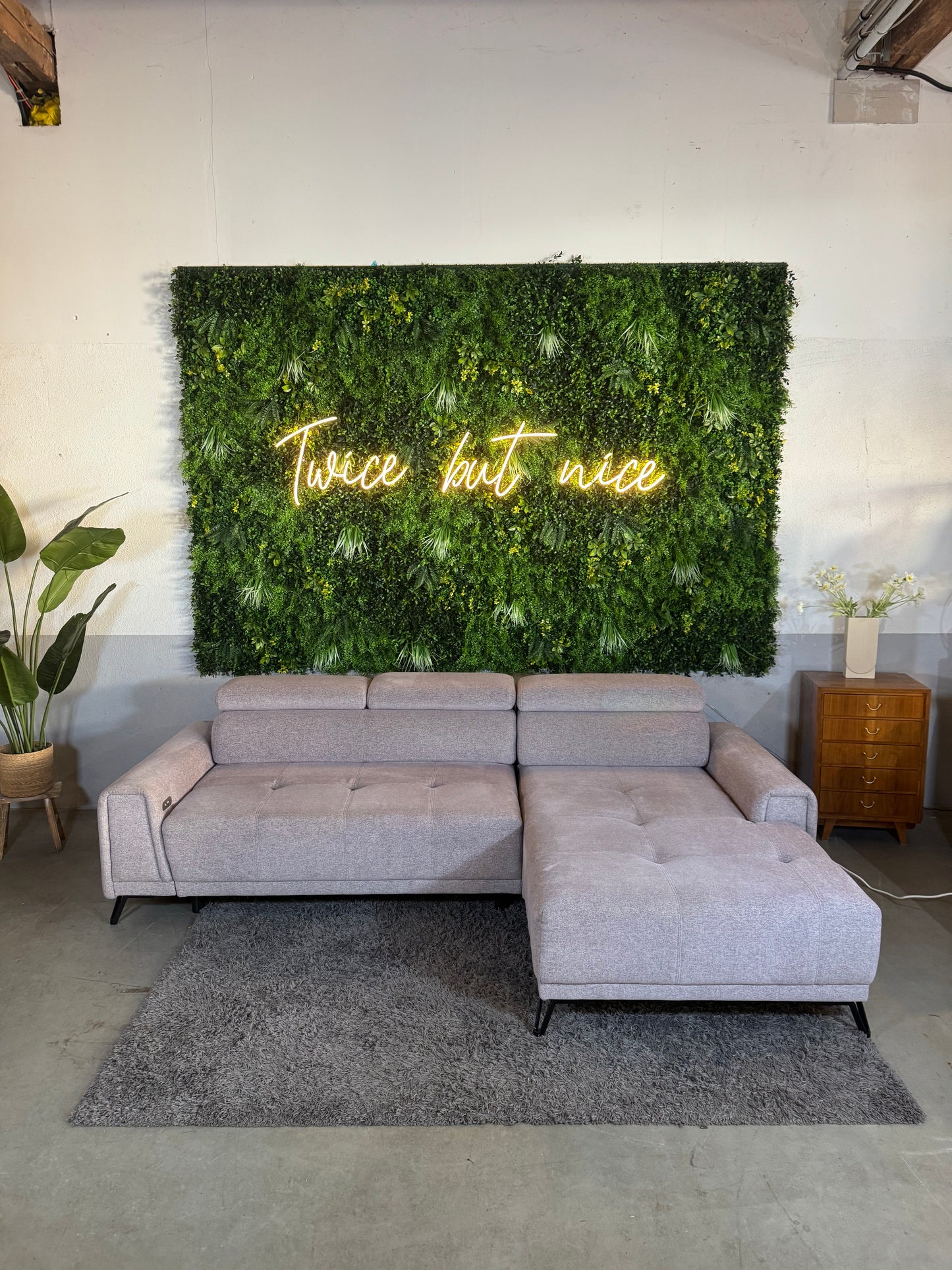 Ecksofa mit elektr. Schlaffunktion