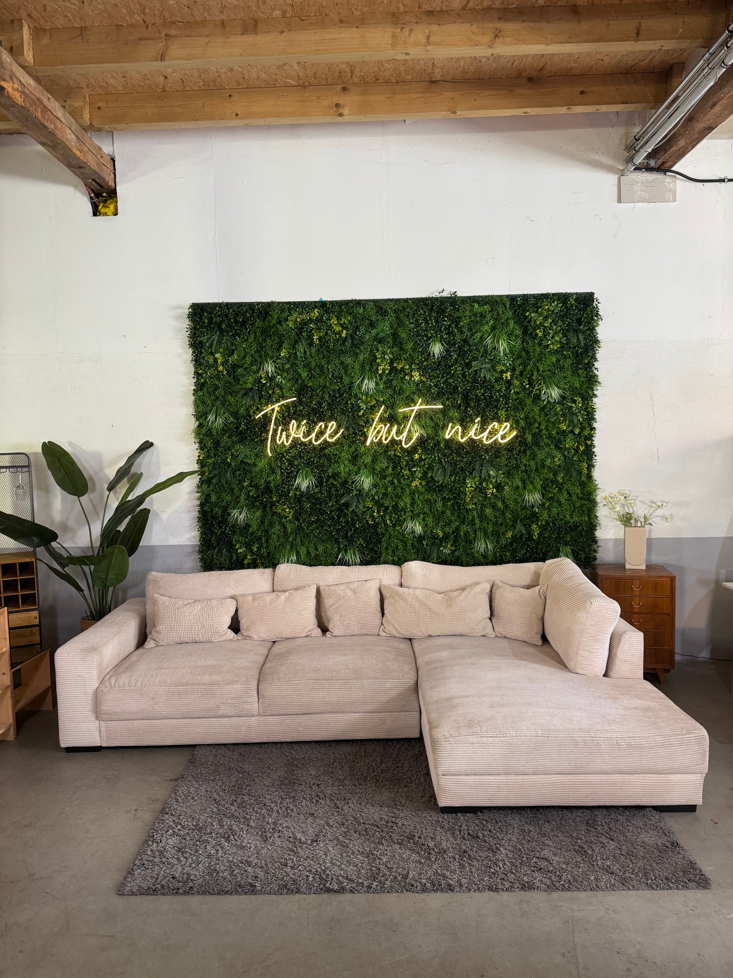XXL Cord Ecksofa