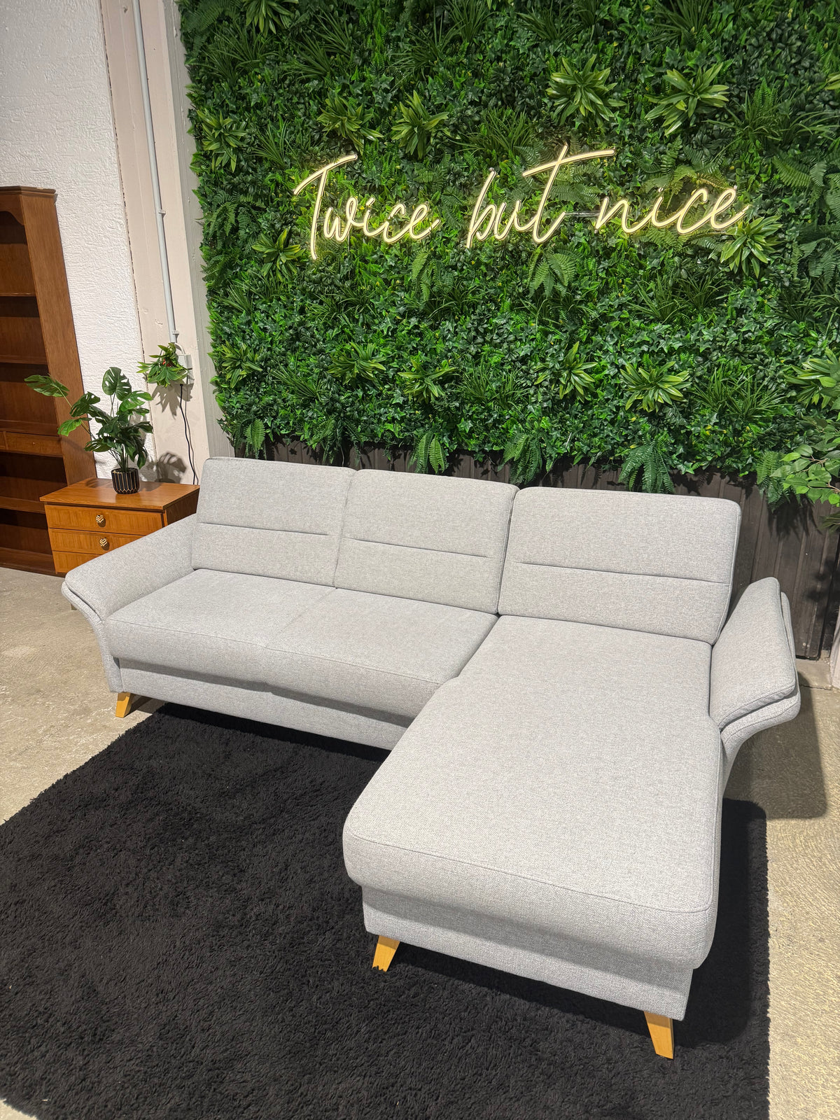 hellgraues Ecksofa
