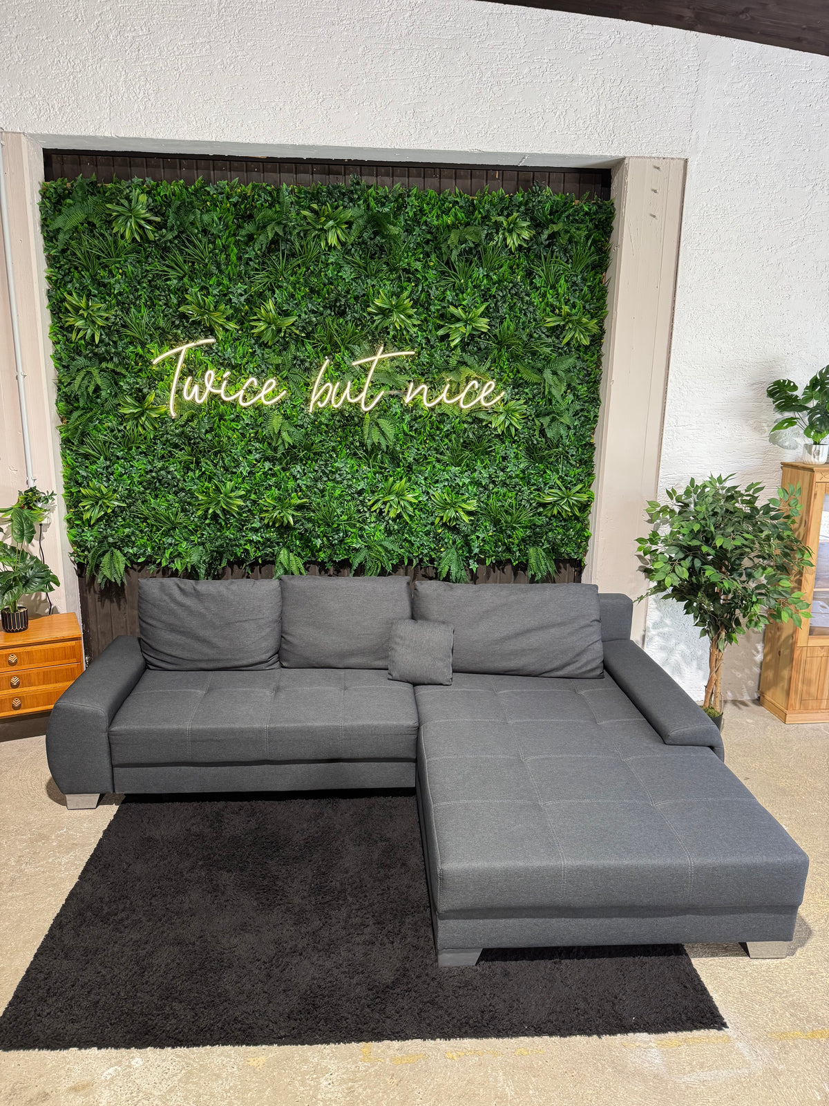 Ecksofa mit Schlaffunktion (beidseitig montierbar)