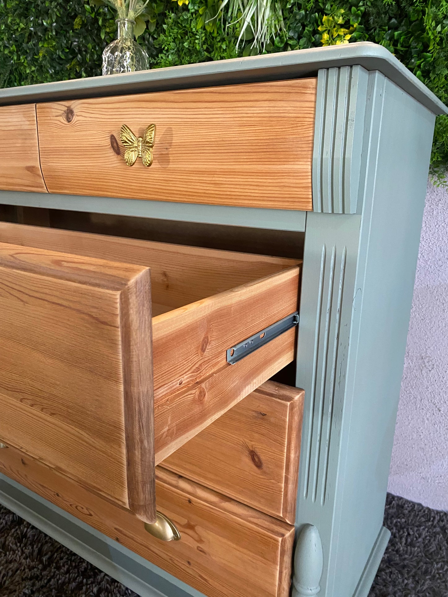MASSIVHOLZ upcycling Kommode/Kleiderschrank/Schrank Vintage shic