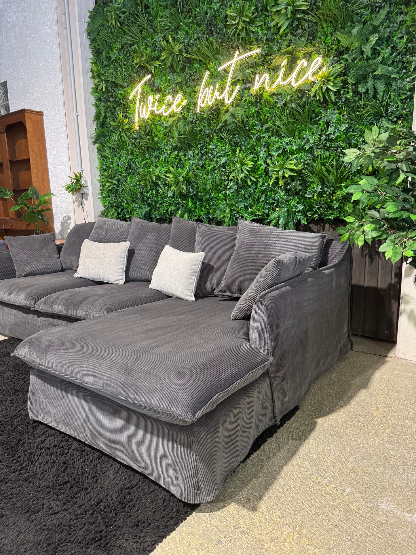 Cord Ecksofa „Riess-Ambiente“ mit abnehmbaren Bezügen