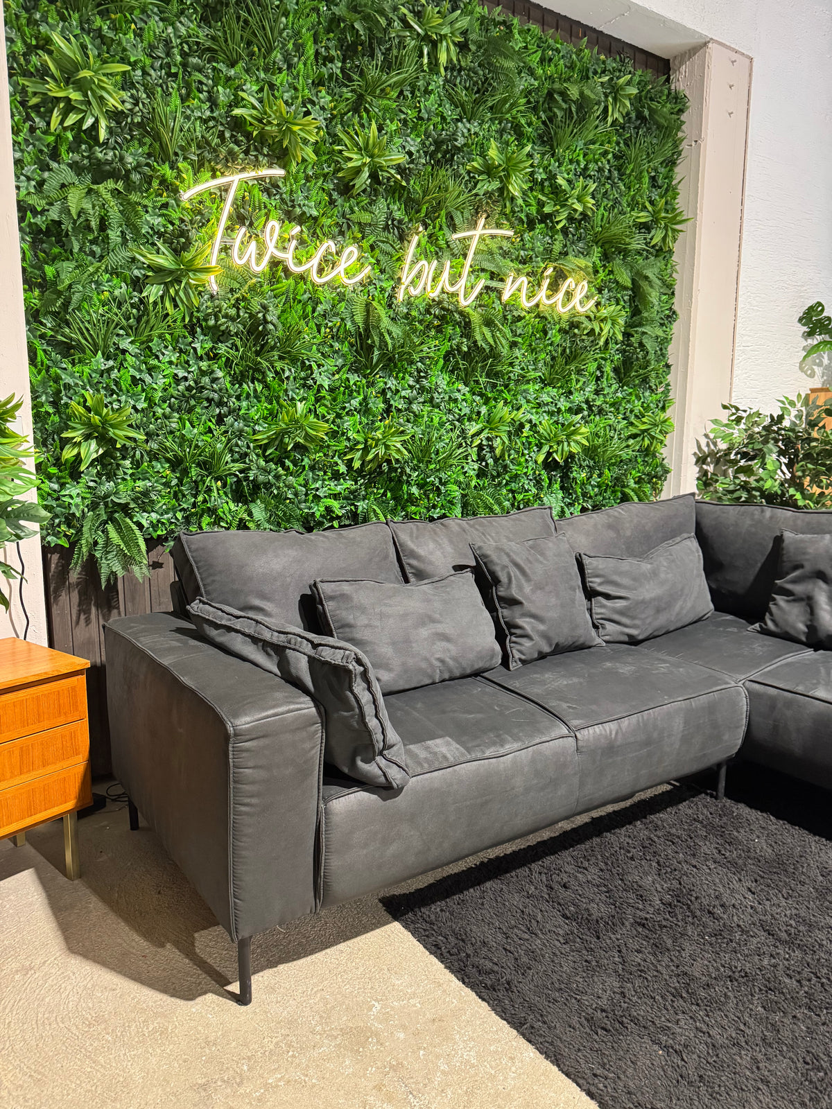 Ecksofa mit breiter Liegefläche