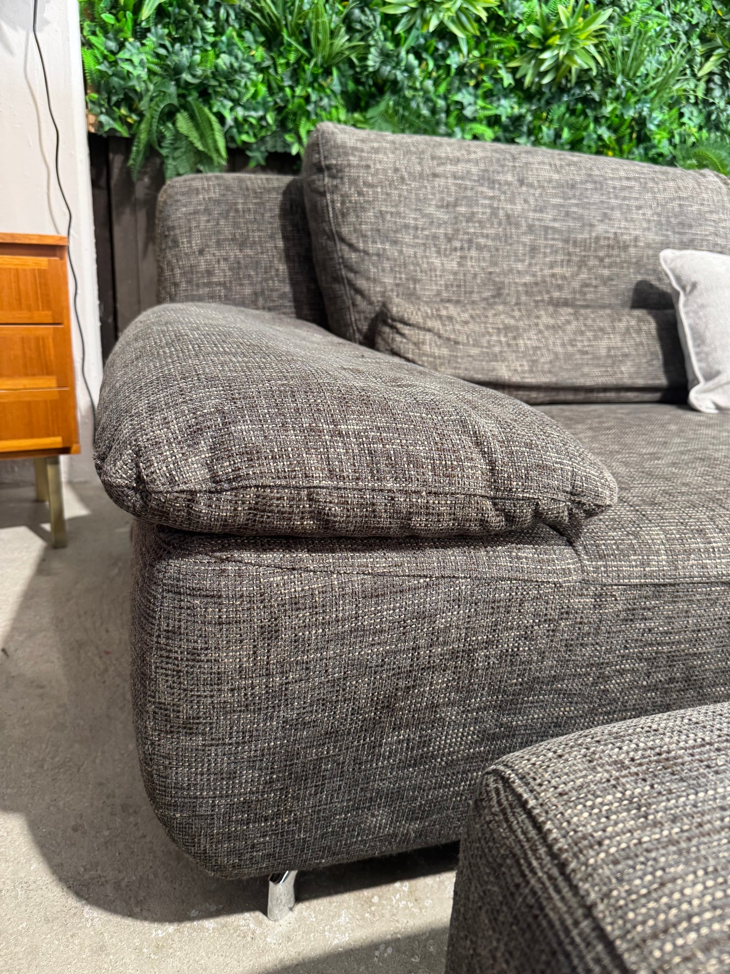 Musterring Ecksofa mit Hocker