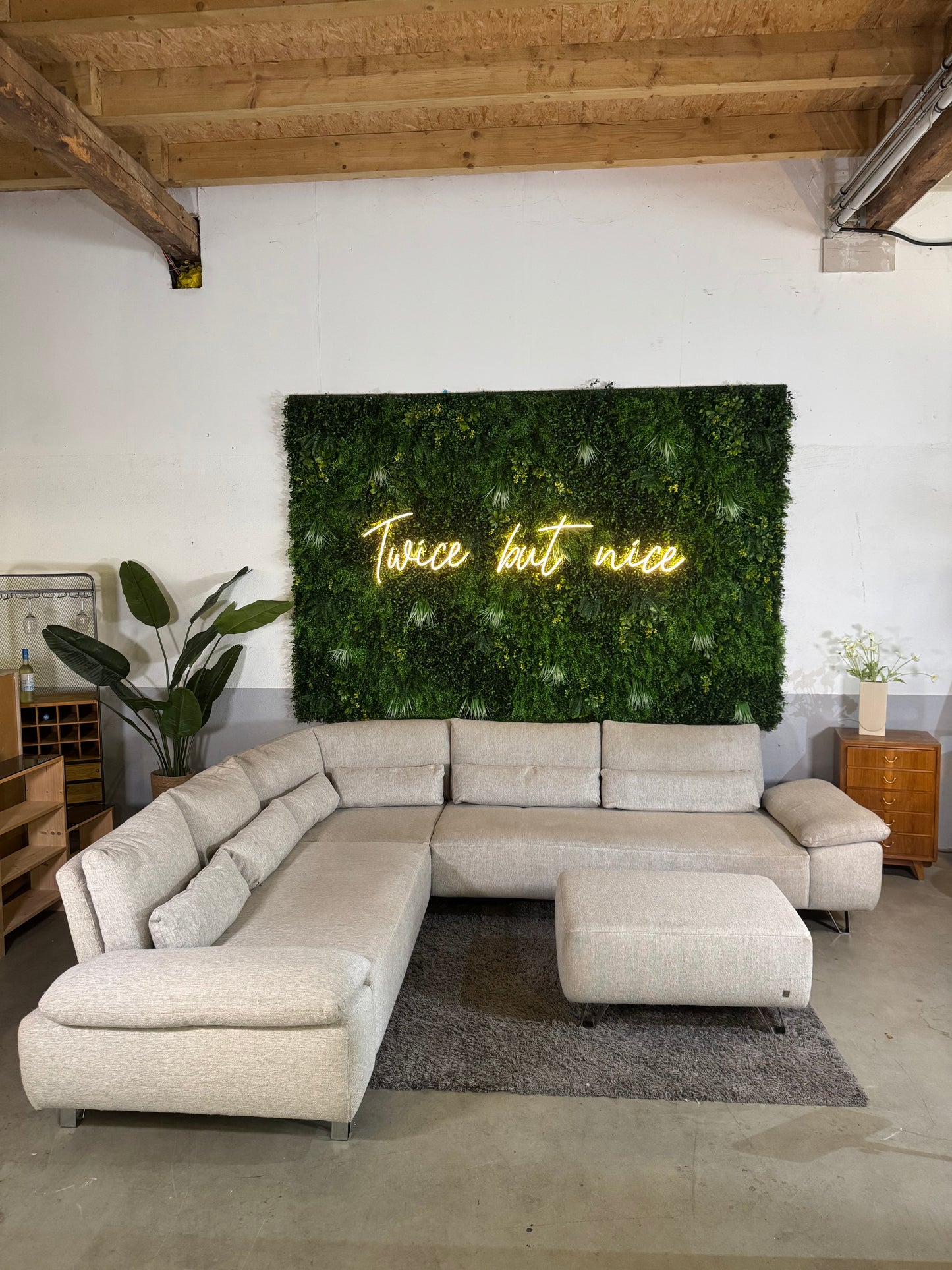 XXL Musterring MR680 Ecksofa mit Hocker