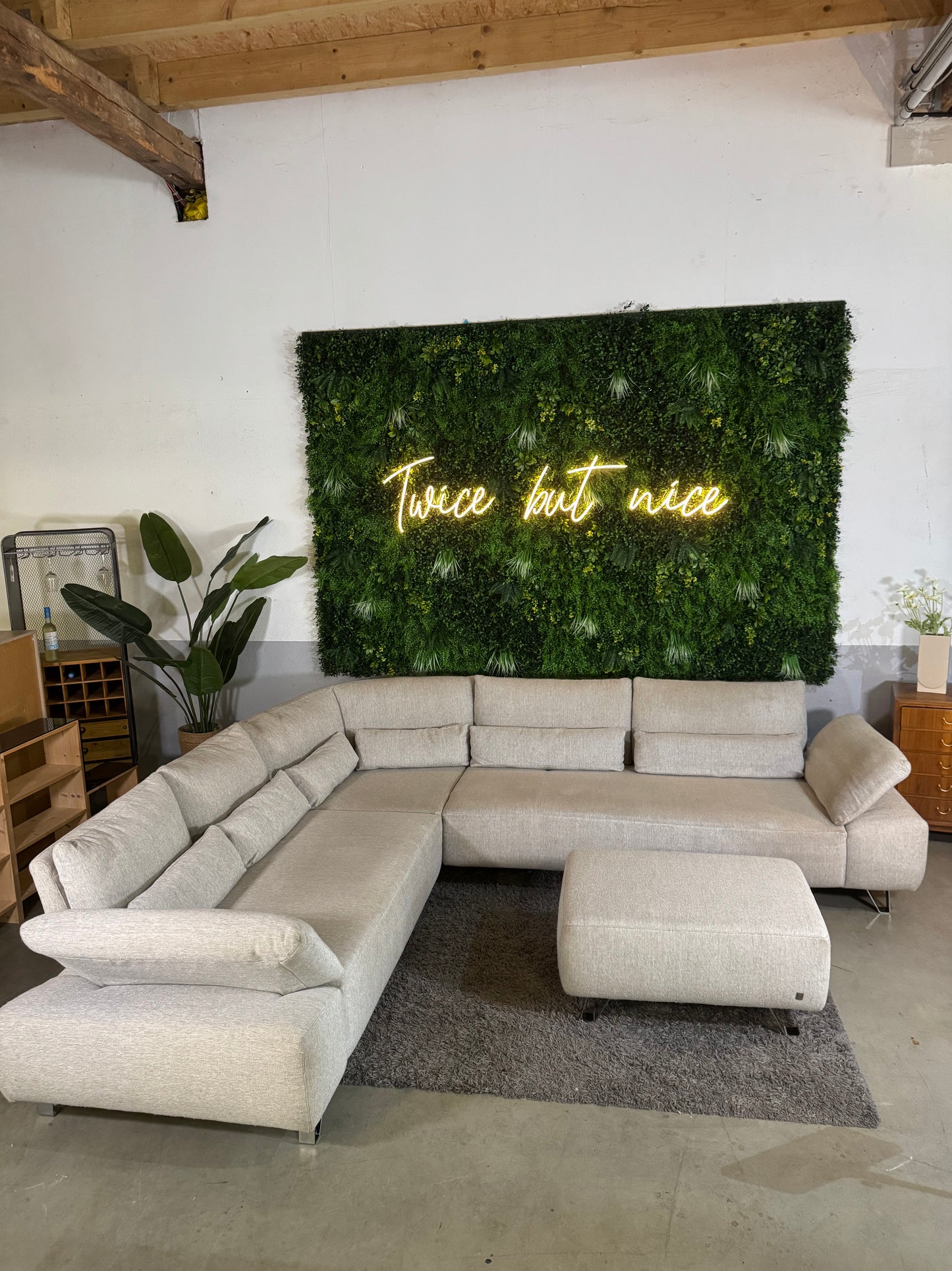 XXL Musterring MR680 Ecksofa mit Hocker