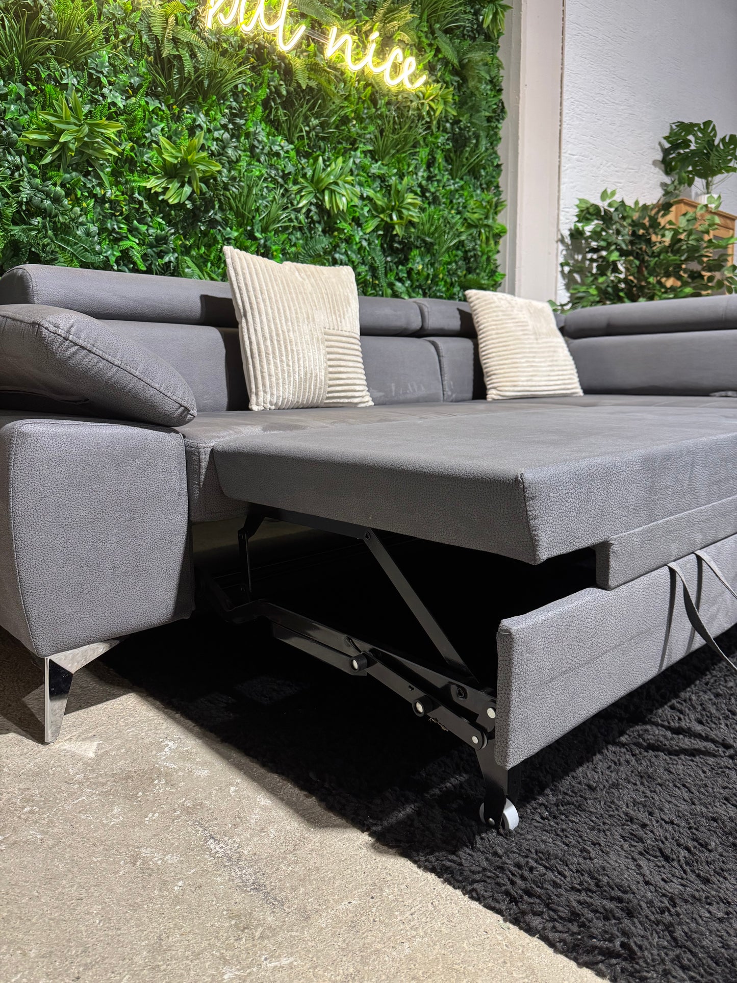Ecksofa mit Schlaffunktion