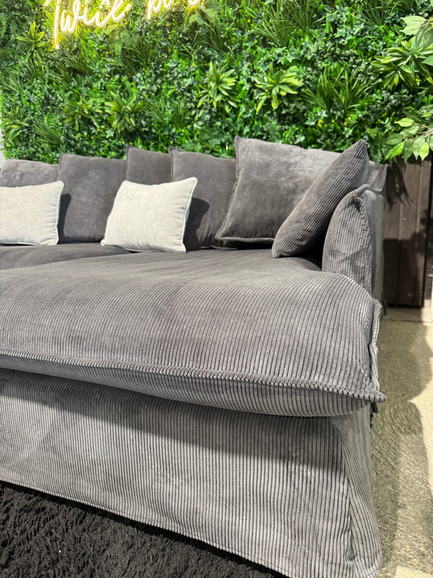 Cord Ecksofa „Riess-Ambiente“ mit abnehmbaren Bezügen