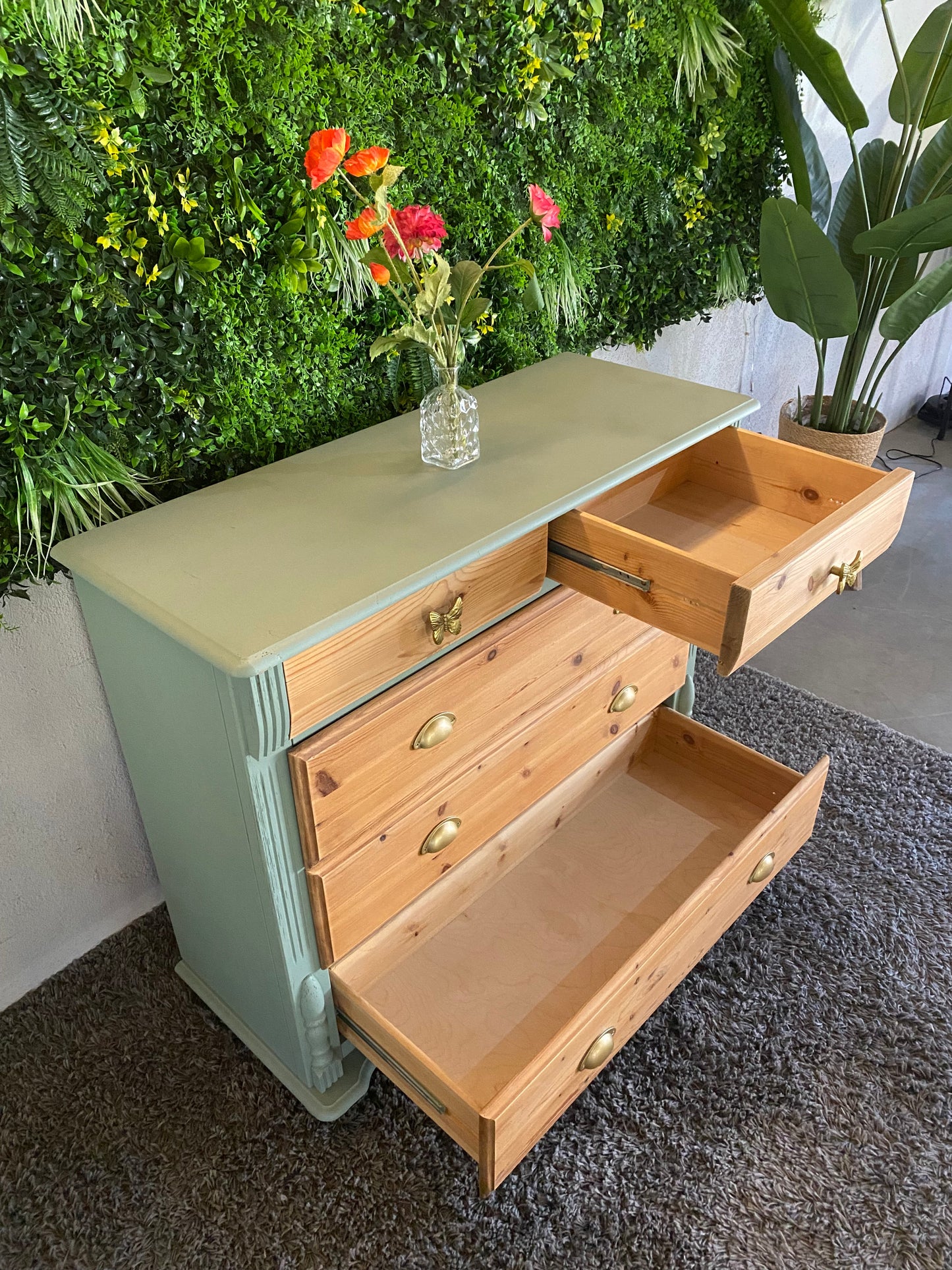 MASSIVHOLZ upcycling Kommode/Kleiderschrank/Schrank Vintage shic