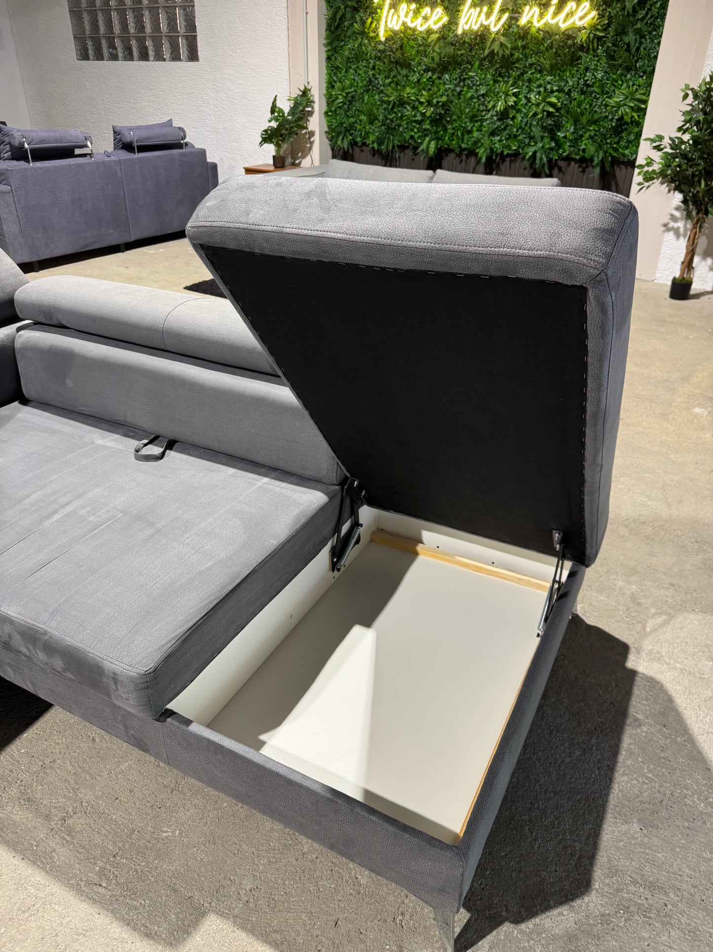 Ecksofa mit Schlaffunktion