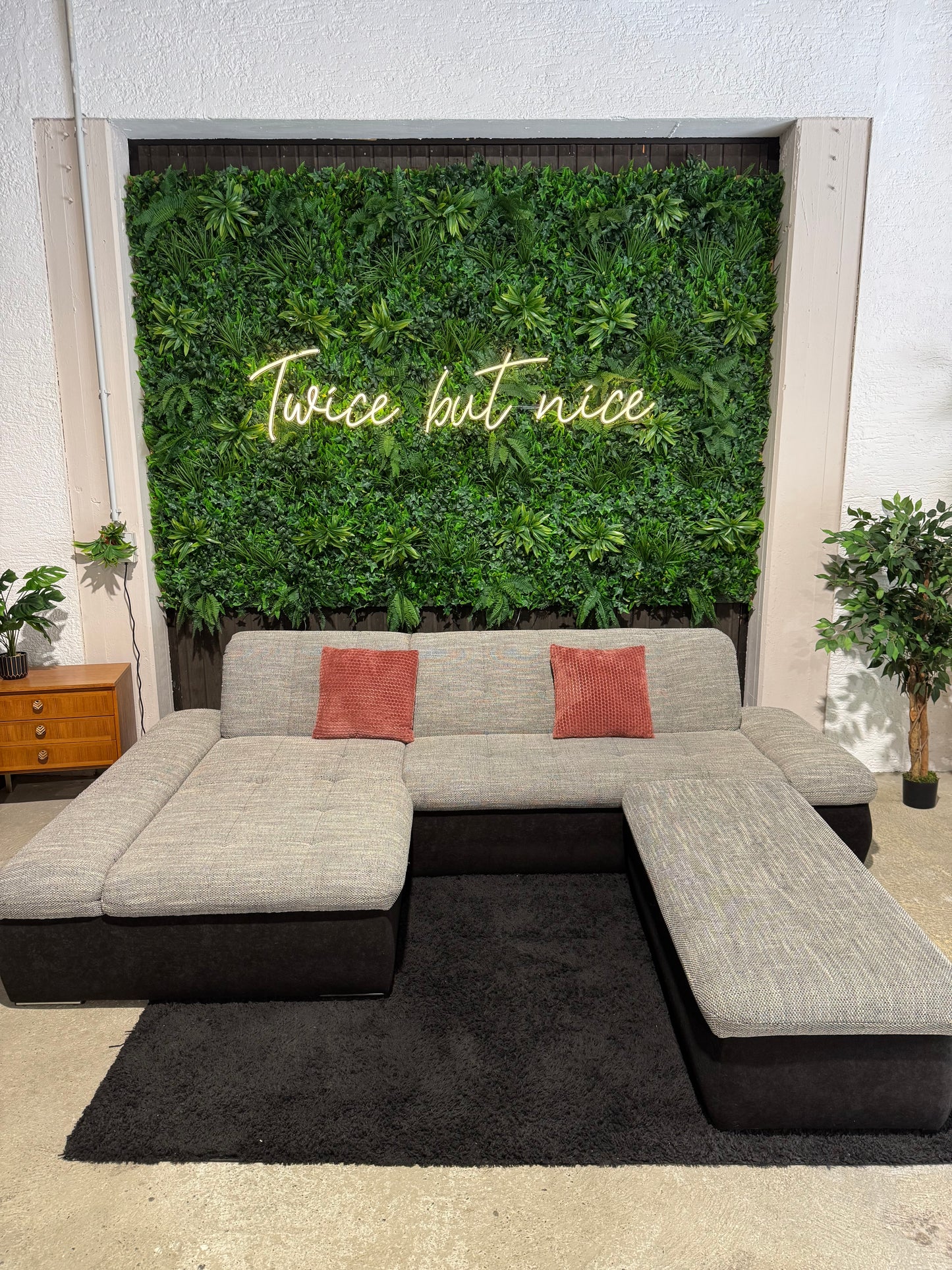 „Domo Collection“ Ecksofa mit Hocker