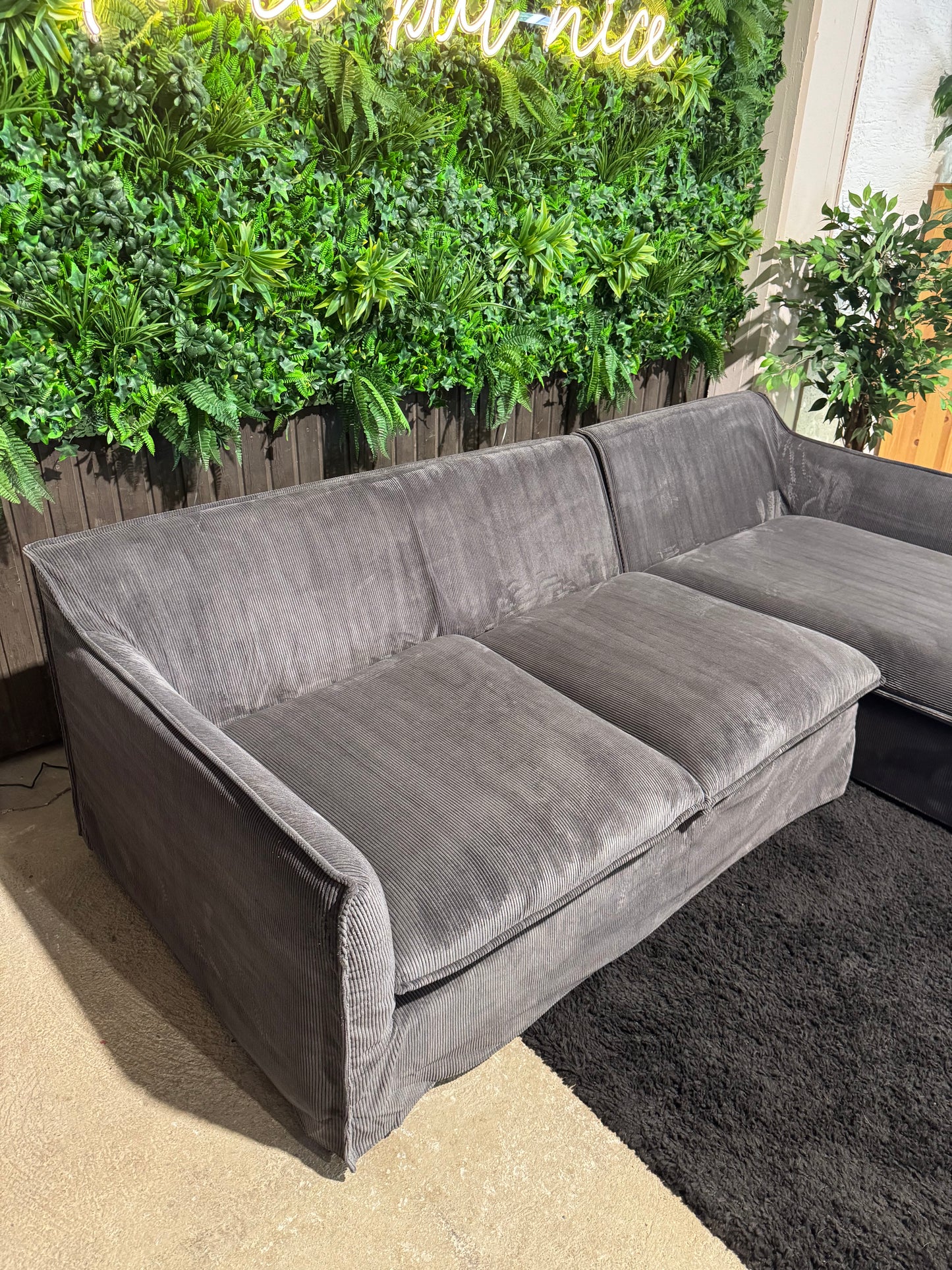 Cord Ecksofa „Riess-Ambiente“ mit abnehmbaren Bezügen