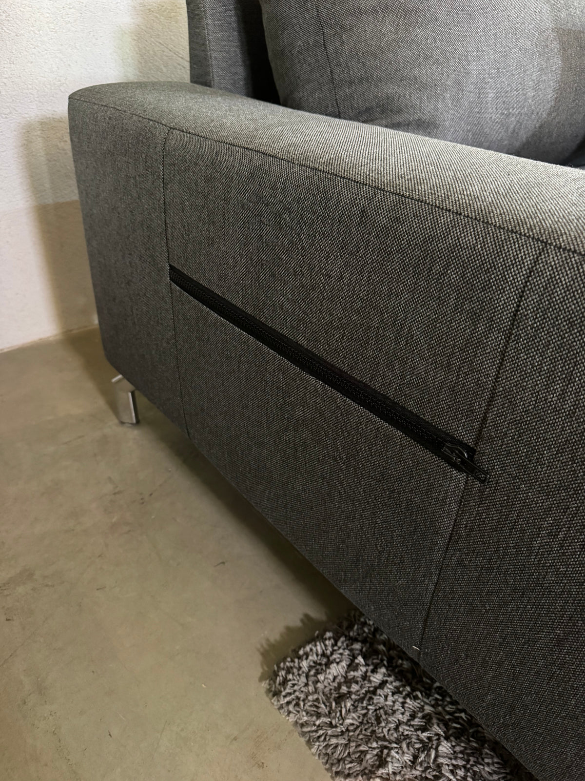 Ecksofa mit USB-Funktion