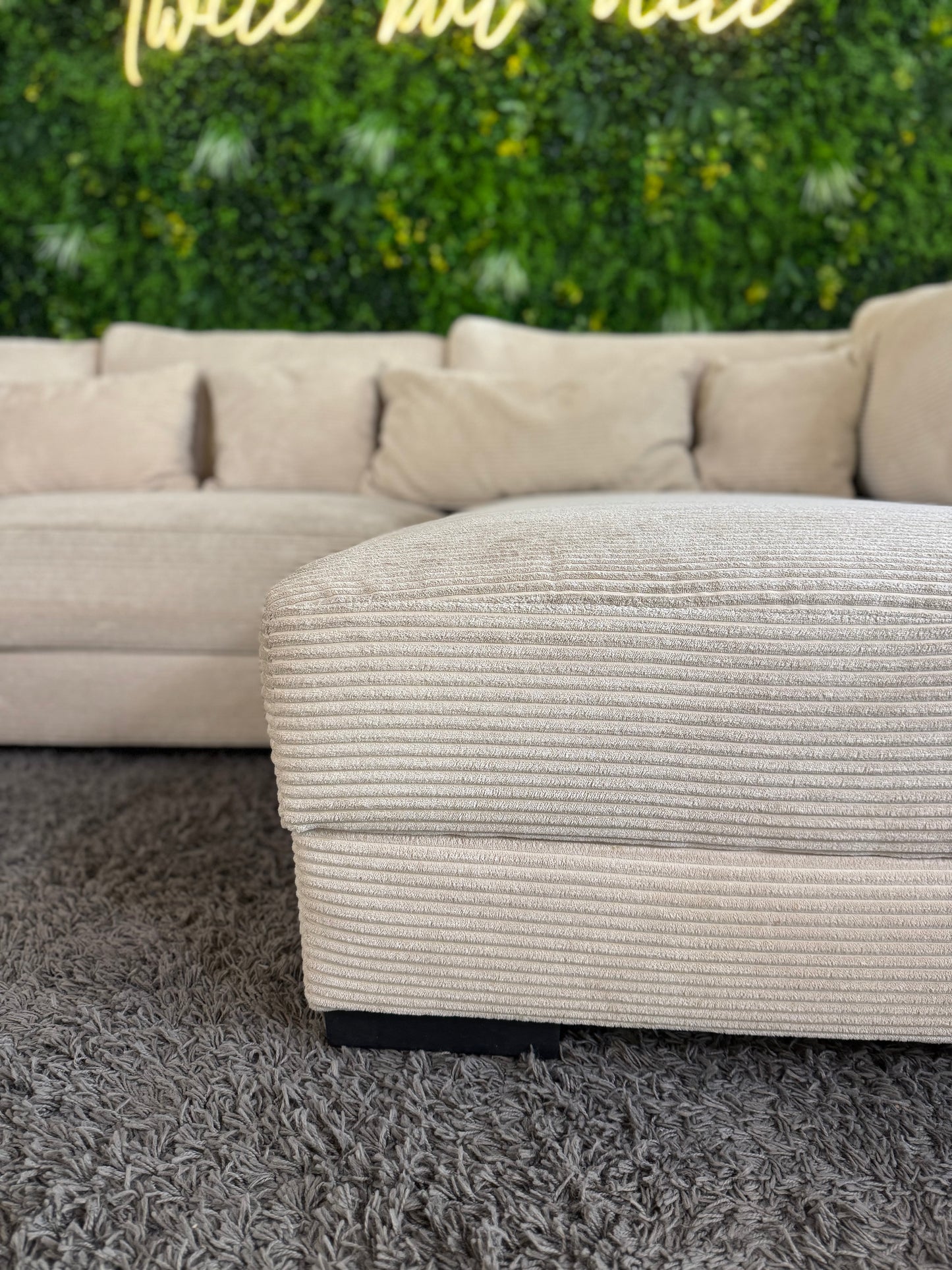 XXL Cord Ecksofa