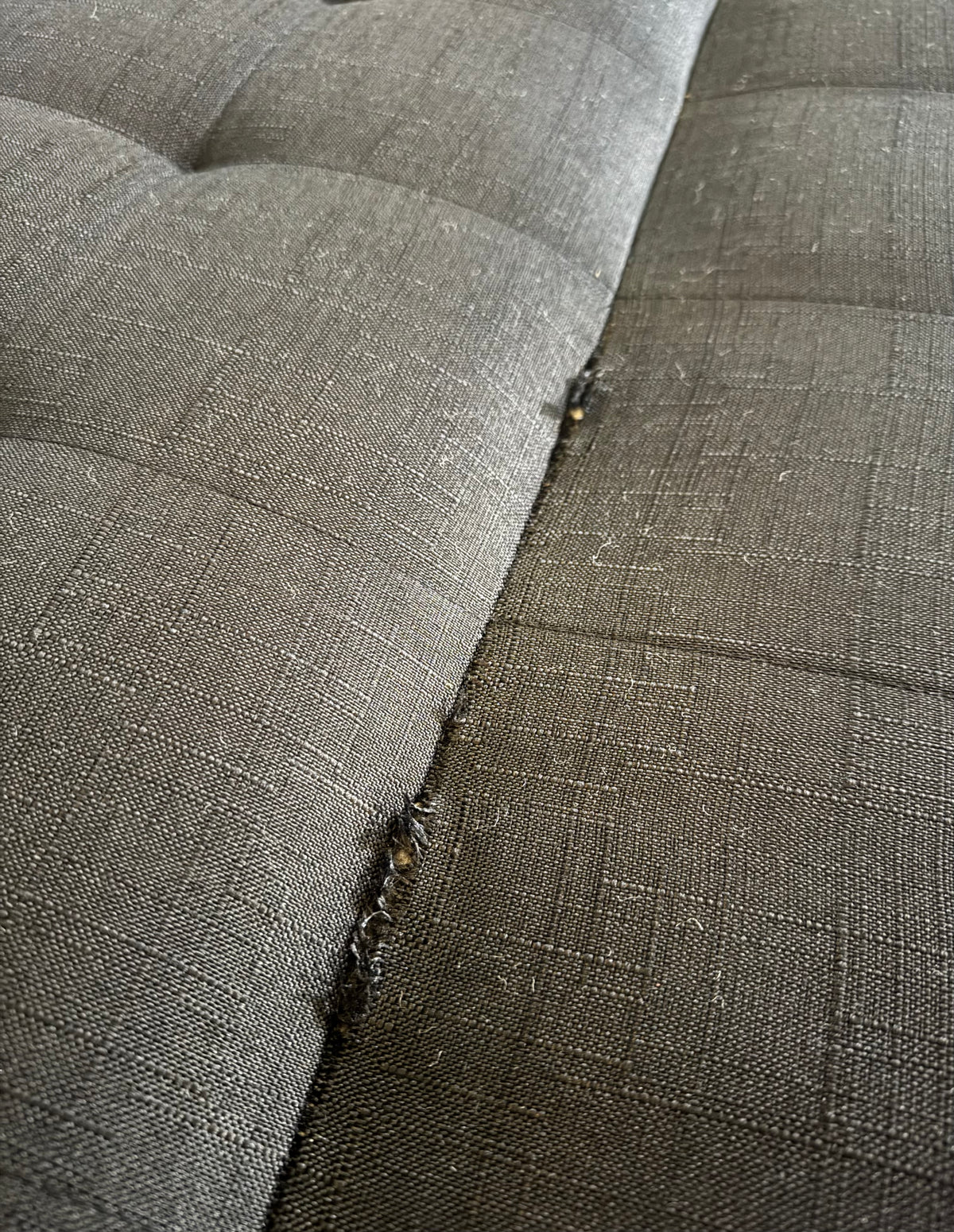 Schlafsofa mit Sitzhocker