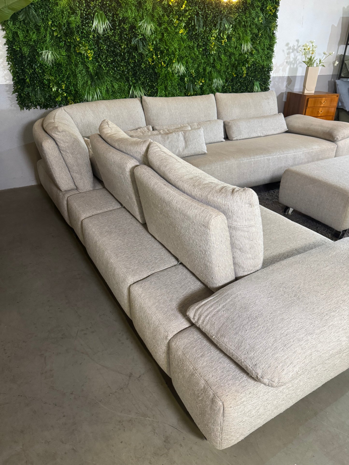 XXL Musterring MR680 Ecksofa mit Hocker