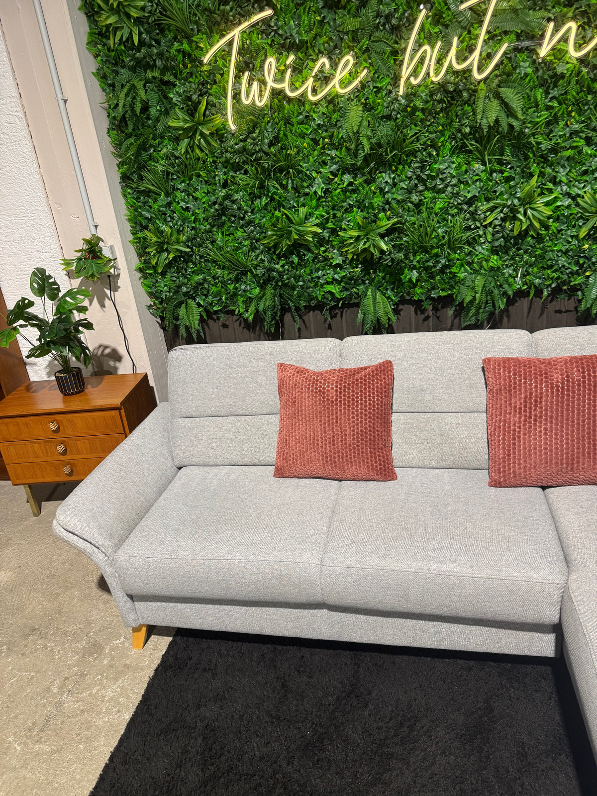 hellgraues Ecksofa