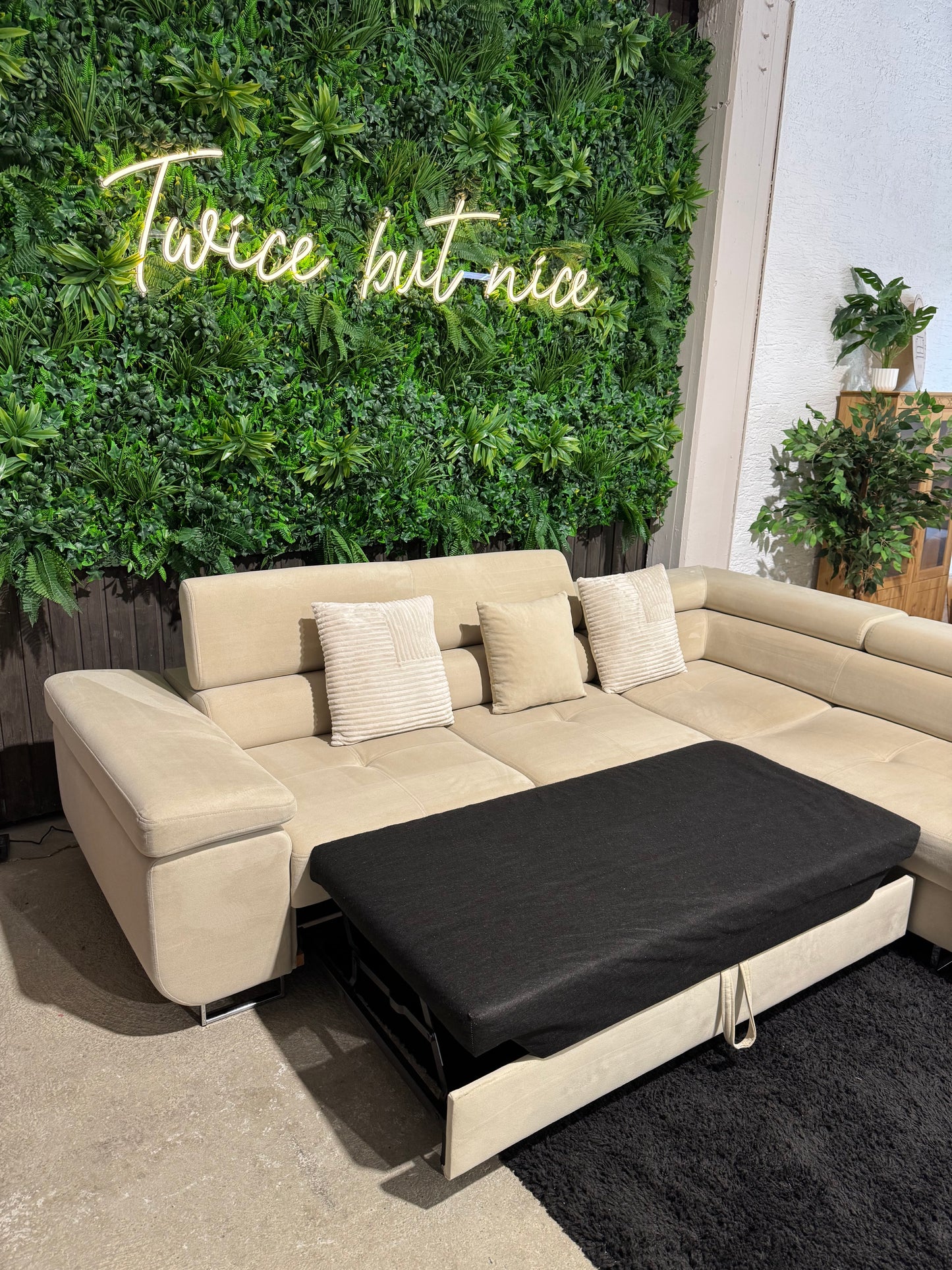 Ecksofa mit Schlaffunktion