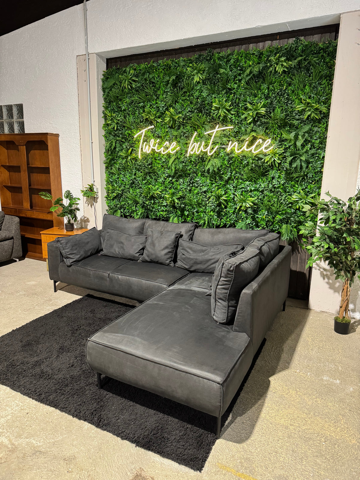 Ecksofa mit breiter Liegefläche