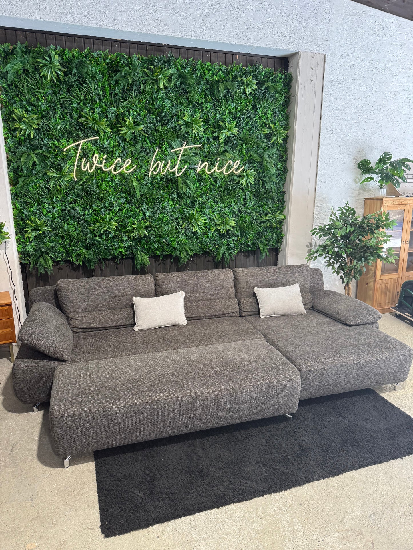 Musterring Ecksofa mit Hocker