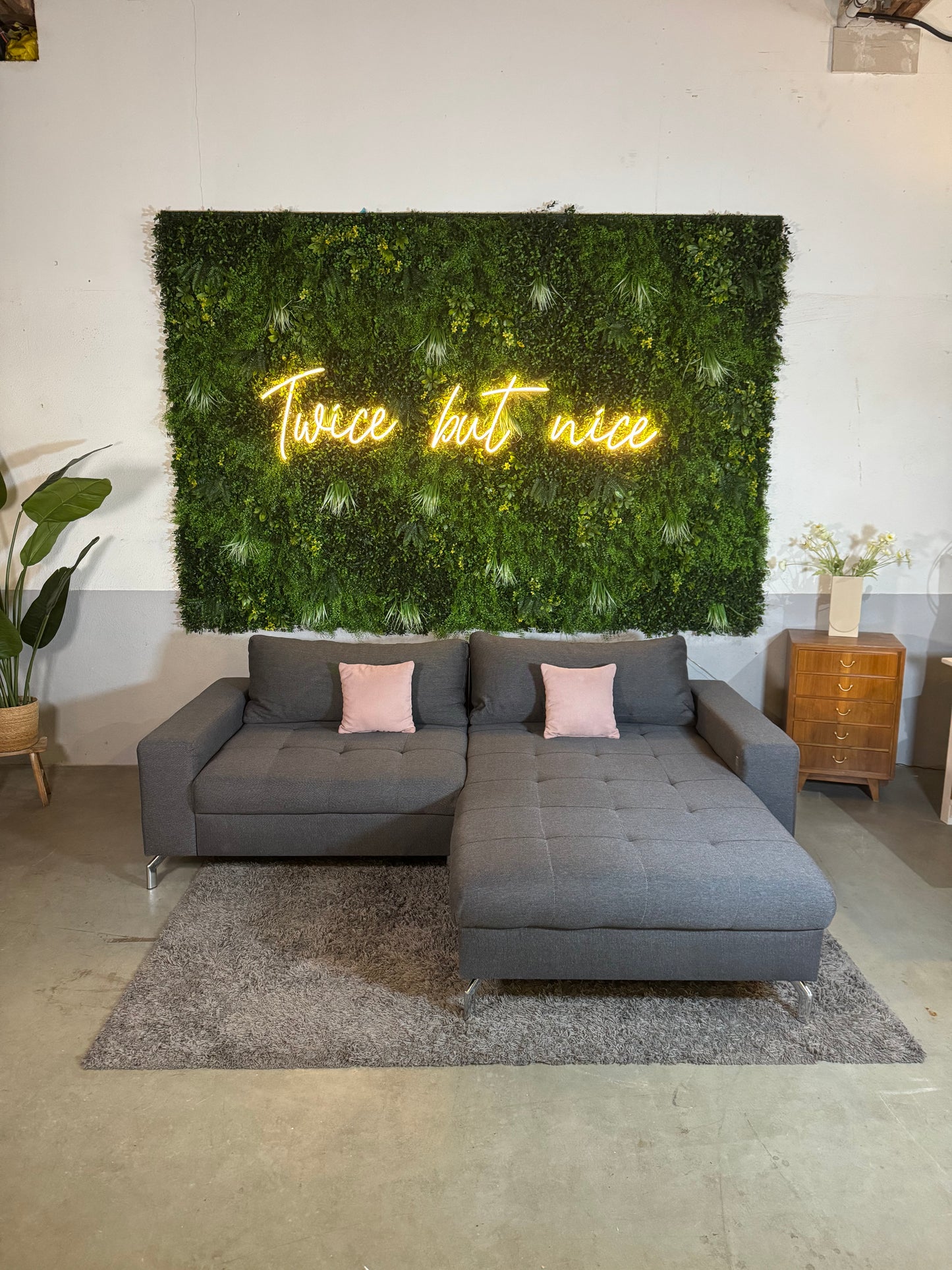 USB Ecksofa mit Schlaffunktion