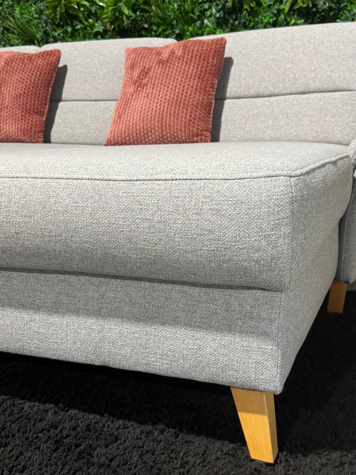 hellgraues Ecksofa