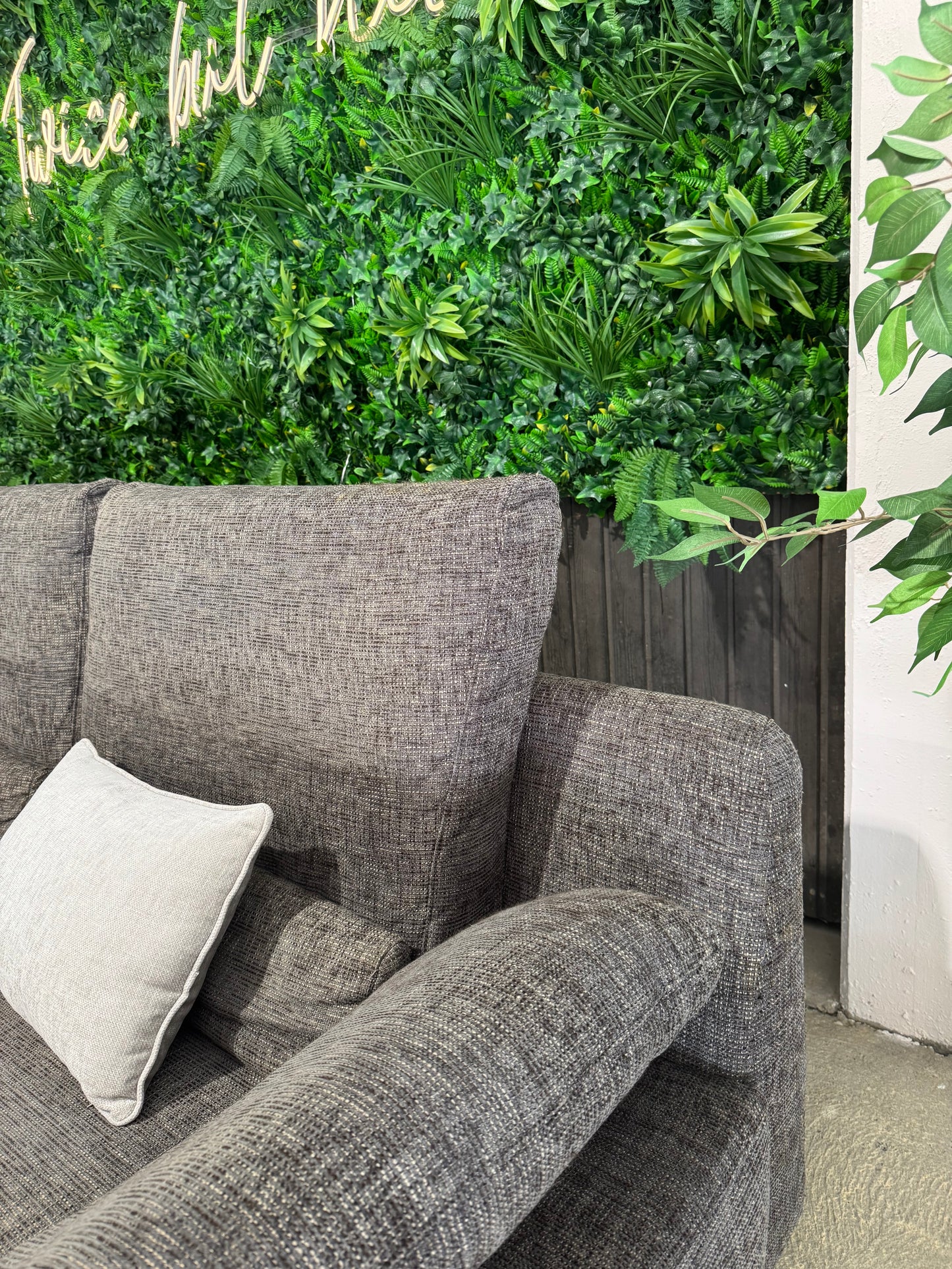 Musterring Ecksofa mit Hocker