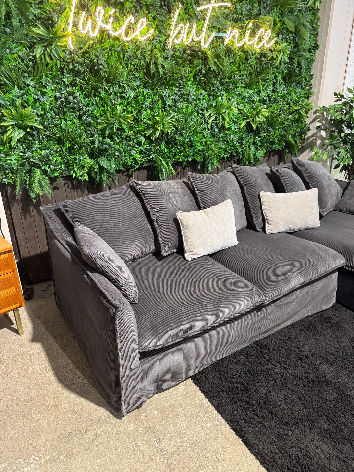 Cord Ecksofa „Riess-Ambiente“ mit abnehmbaren Bezügen