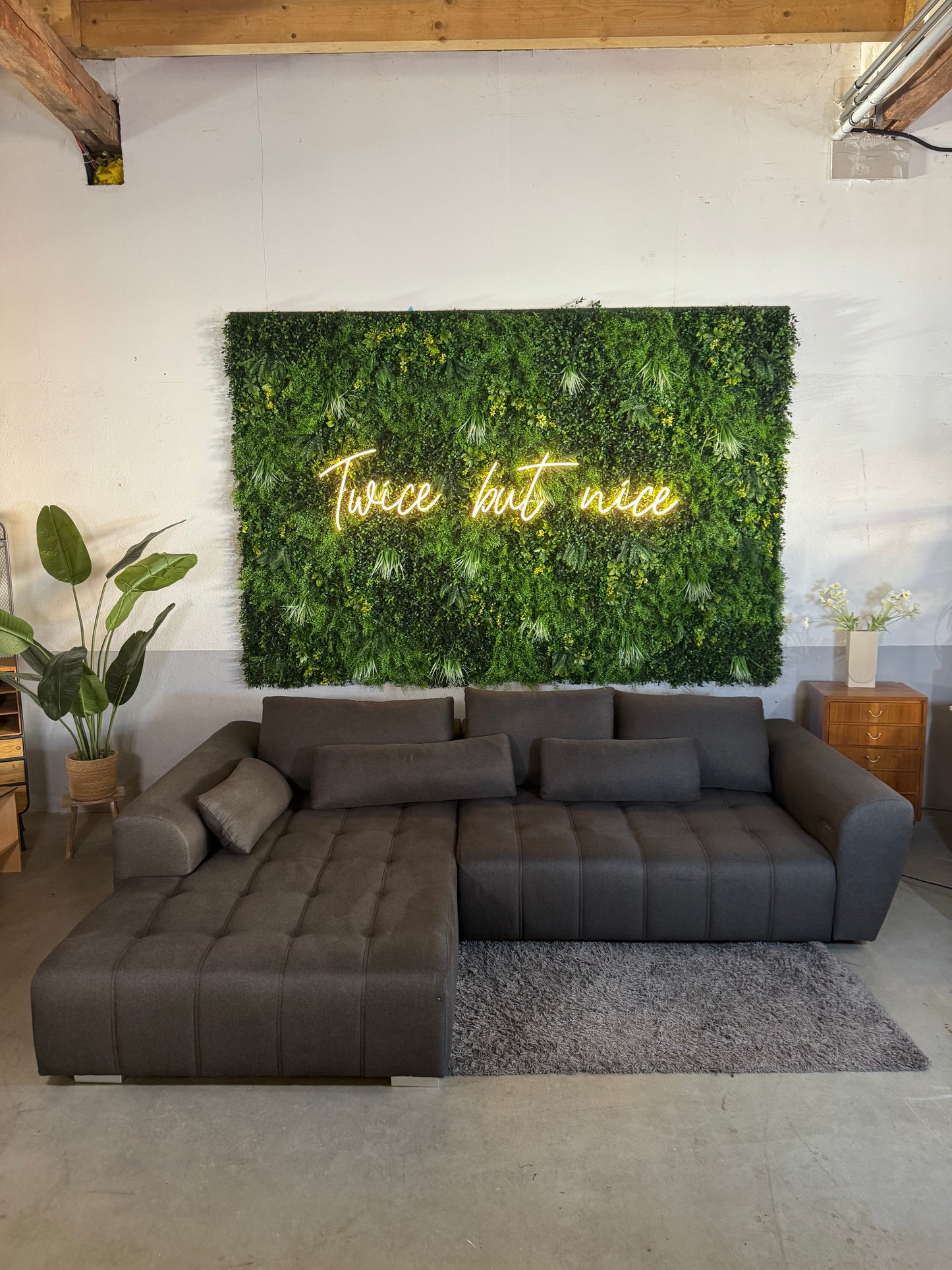 Ecksofa mit elektr. Schlaffunktion