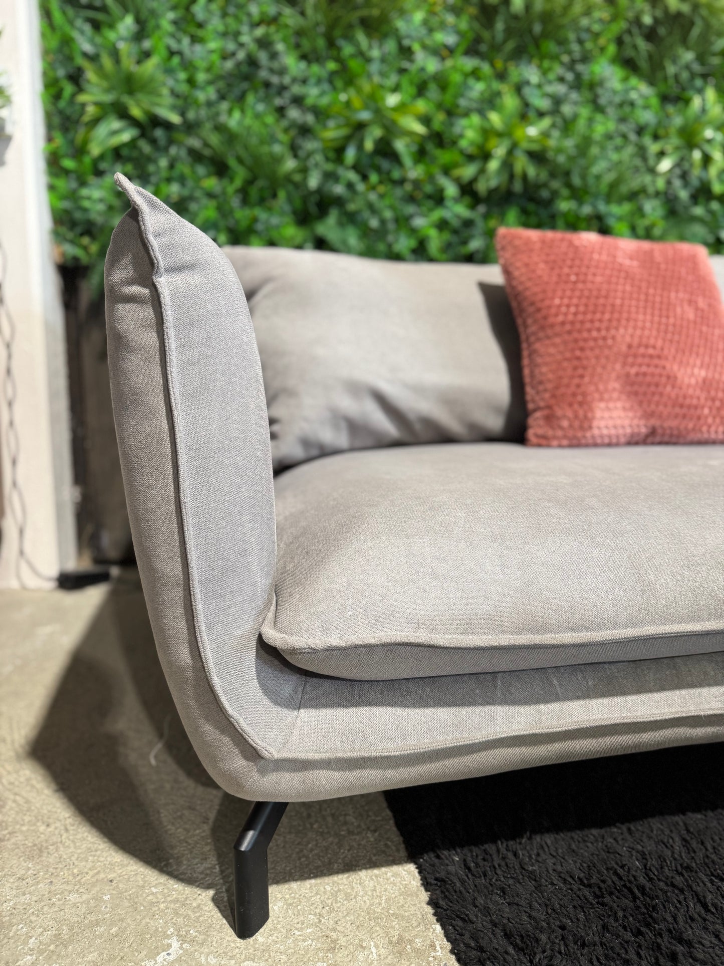 hellgraues Ecksofa
