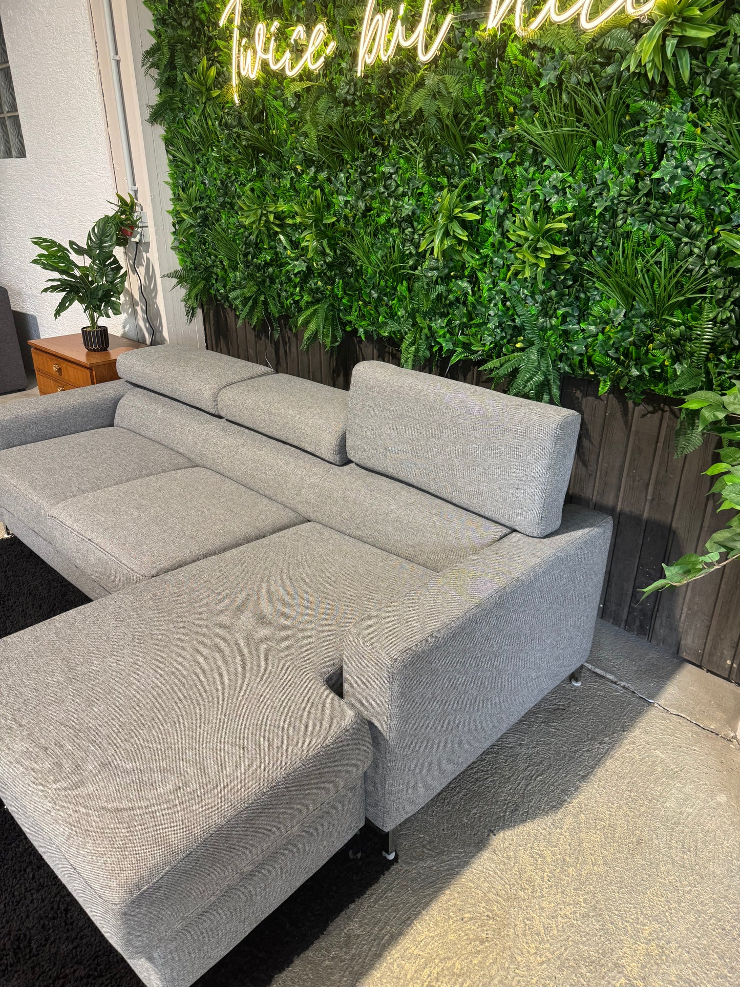 SCAPA hellgraues Ecksofa