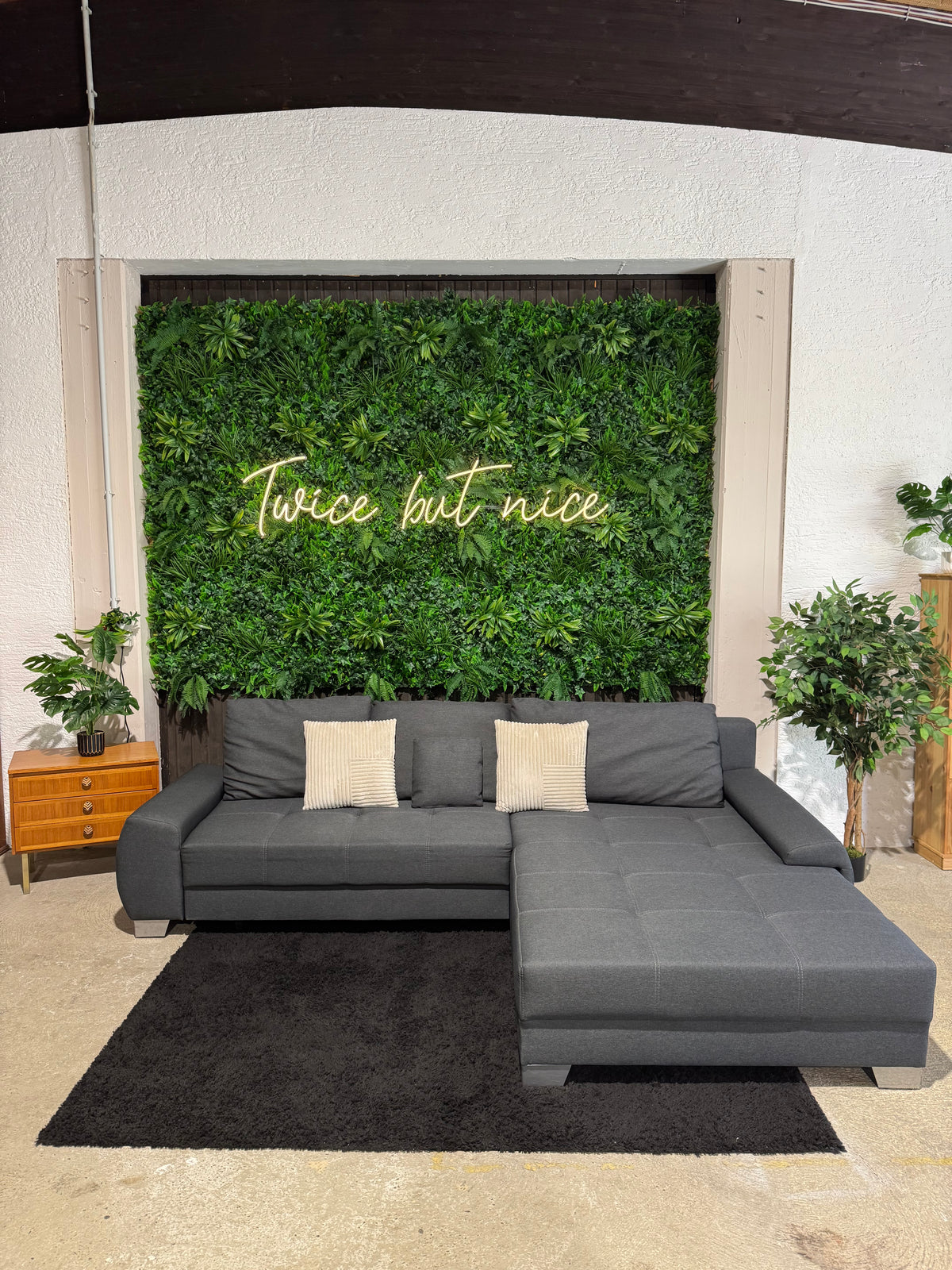 Ecksofa mit Schlaffunktion (beidseitig montierbar)