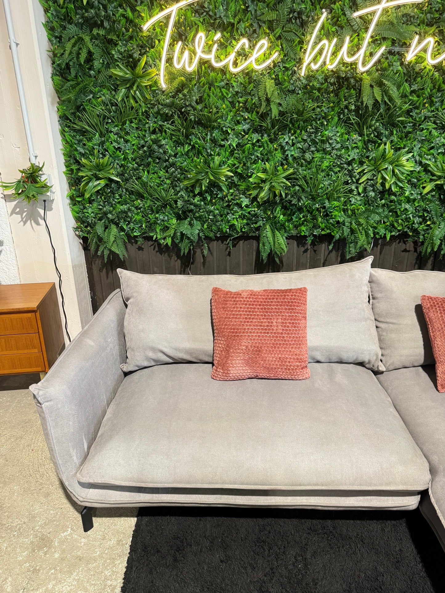 hellgraues Ecksofa