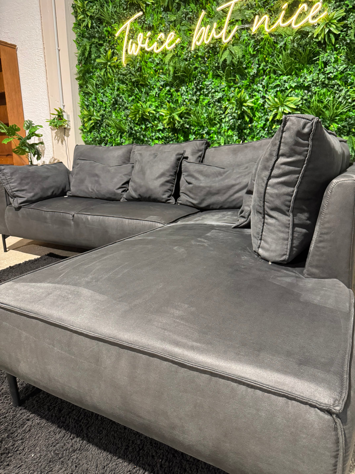 Ecksofa mit breiter Liegefläche