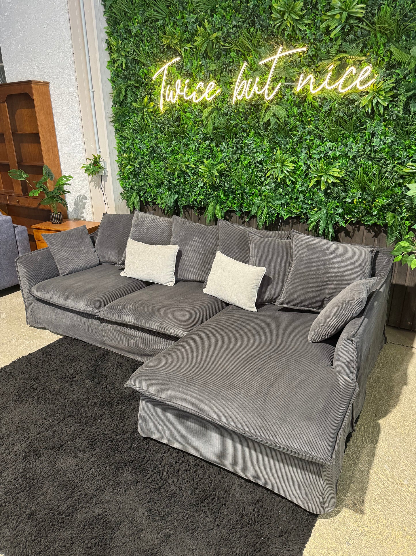 Cord Ecksofa „Riess-Ambiente“ mit abnehmbaren Bezügen