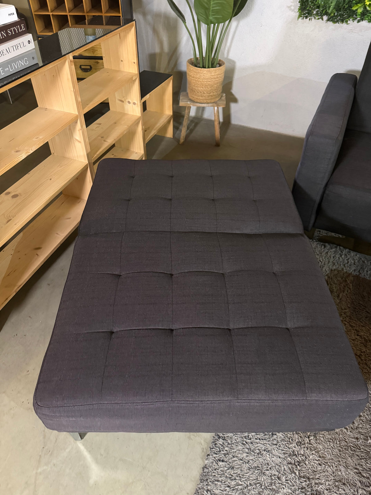 Schlafsofa mit Sitzhocker