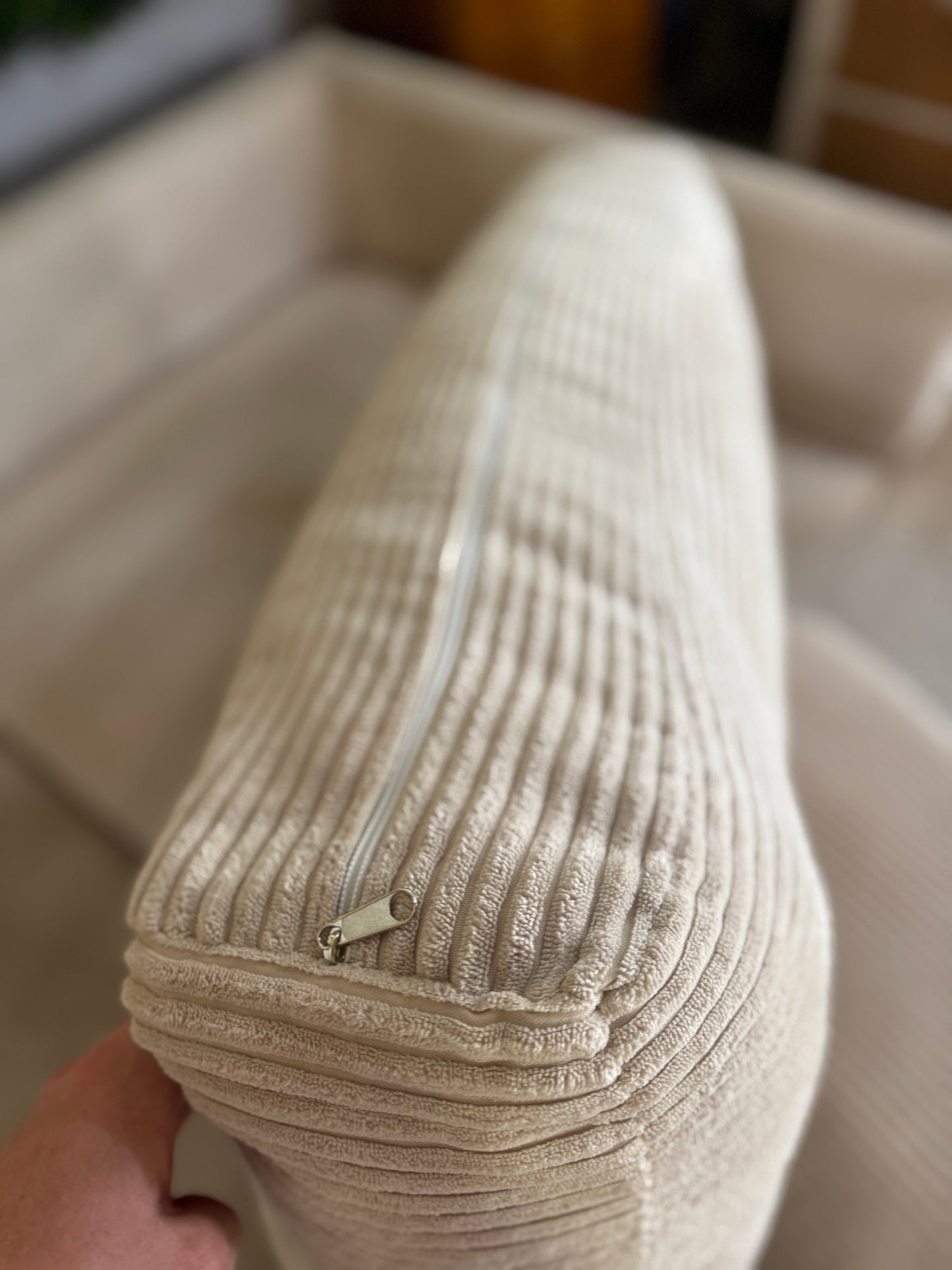 XXL Cord Ecksofa