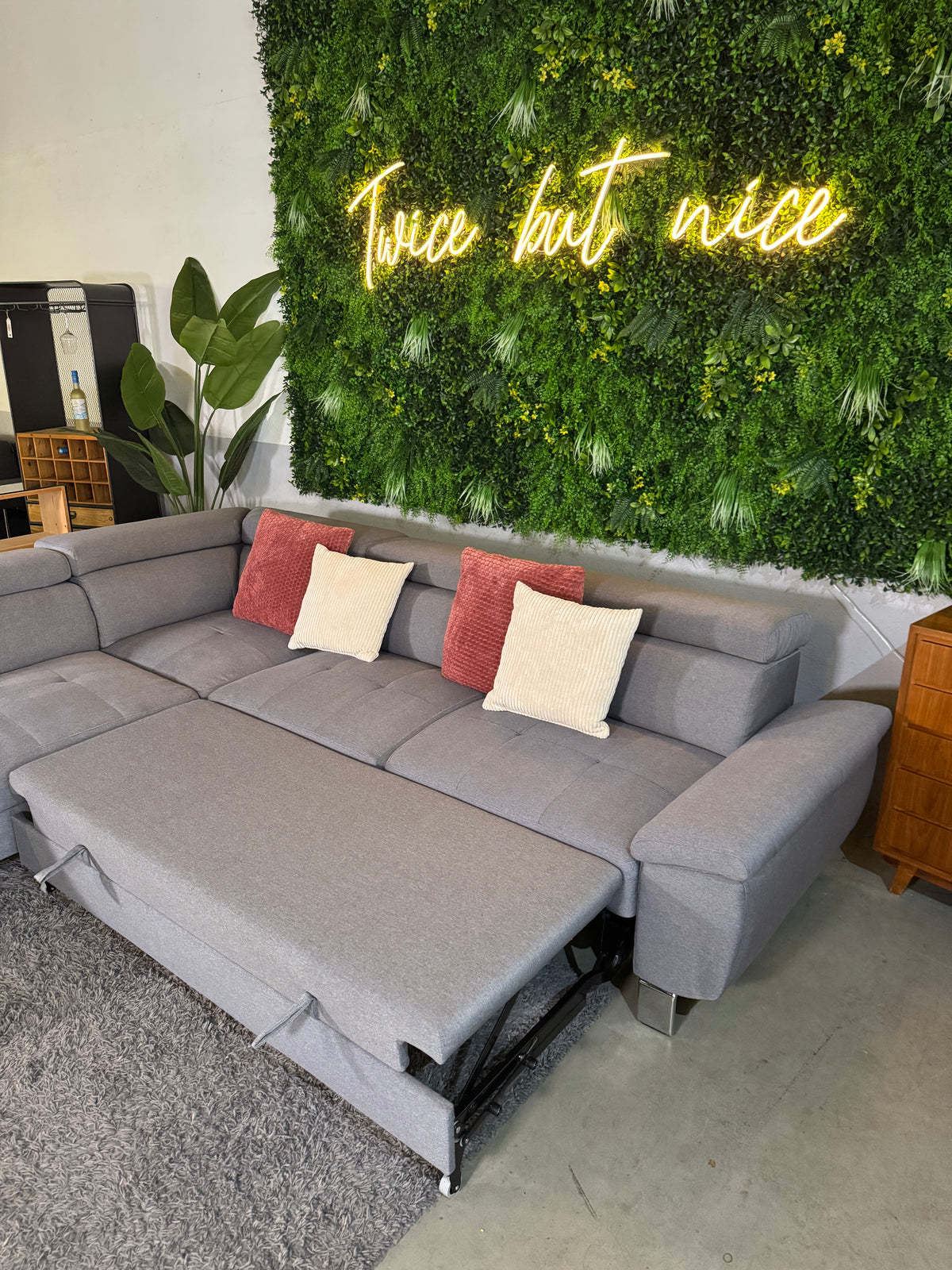 Ecksofa „Mömax“ mit Schlaffunktion