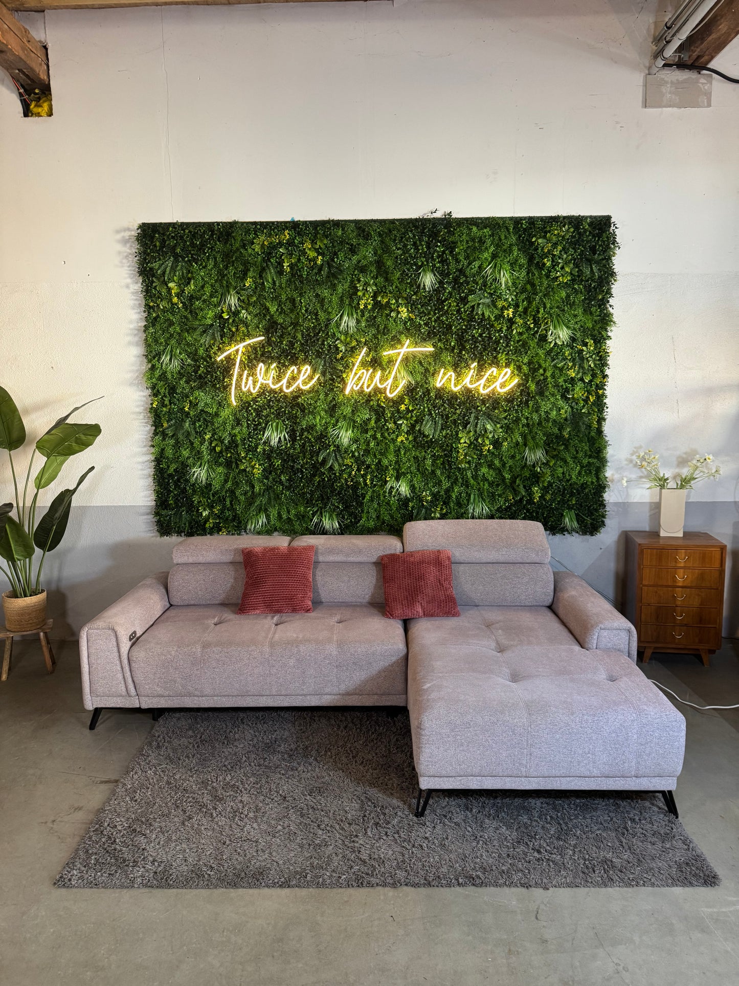 Ecksofa mit elektr. Schlaffunktion