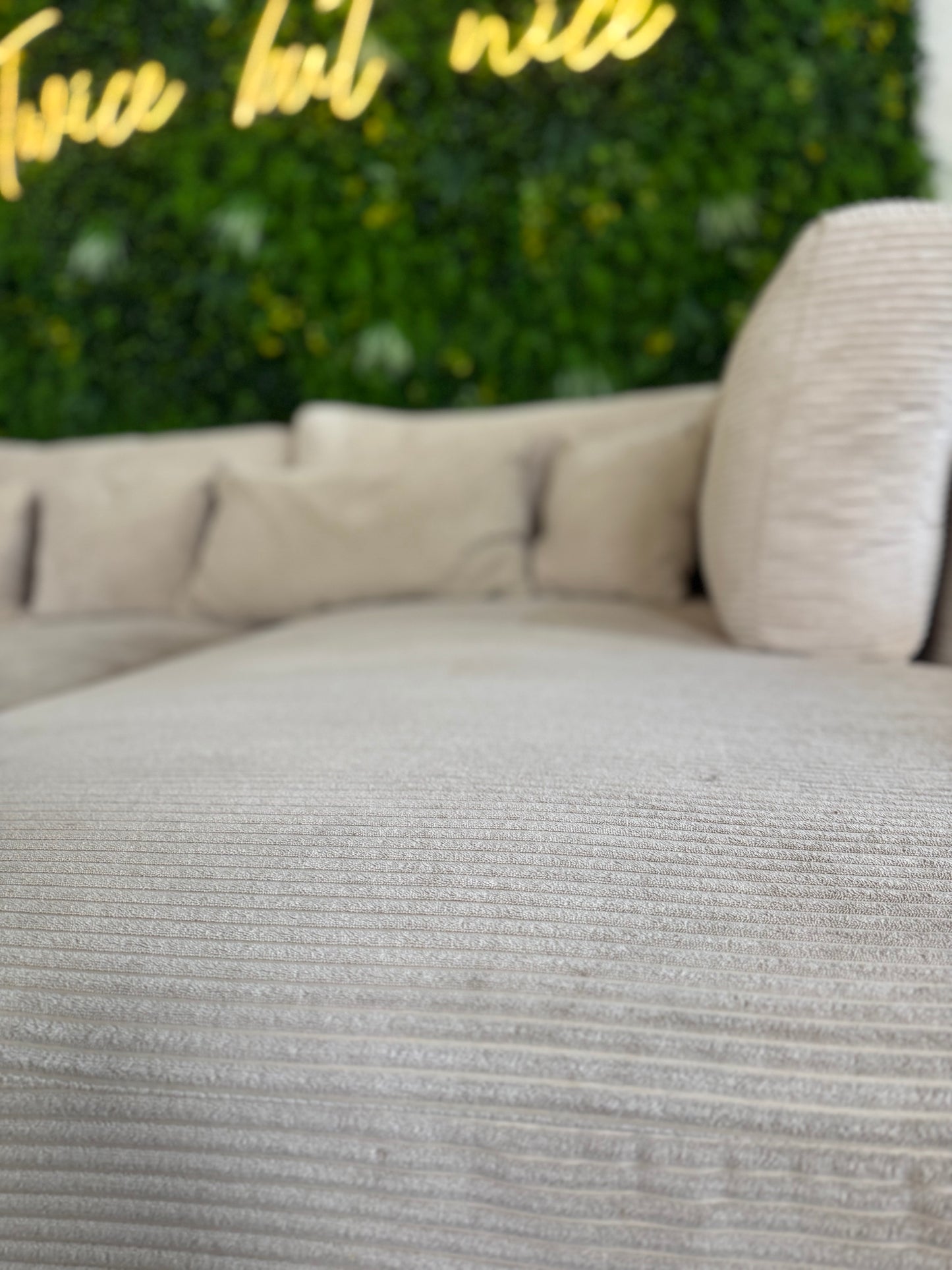 XXL Cord Ecksofa