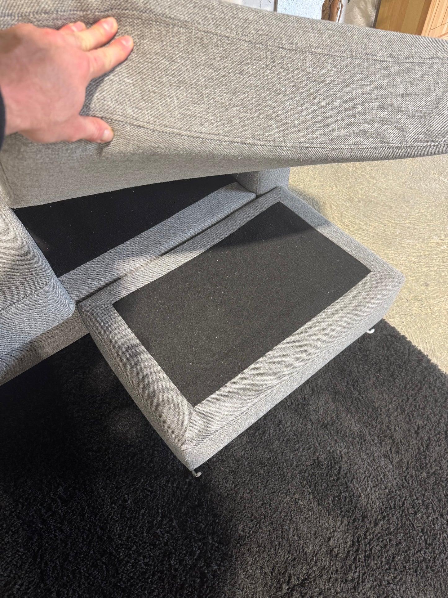 SCAPA hellgraues Ecksofa