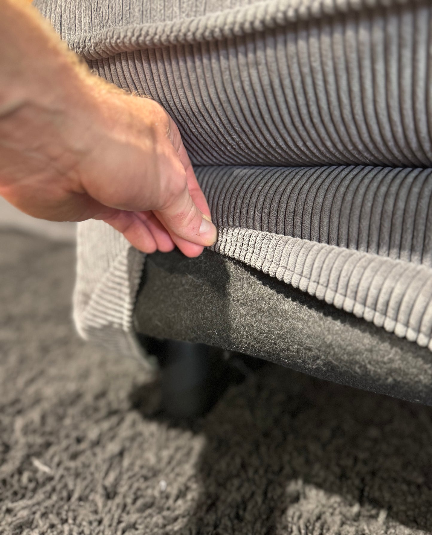 Cord Ecksofa „Riess-Ambiente“ mit abnehmbaren Bezügen