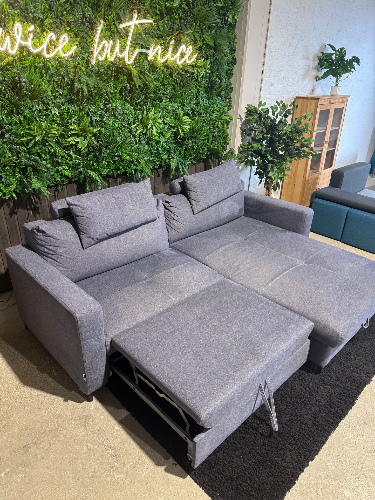 CarryHome Ecksofa mit Schlaffunktion