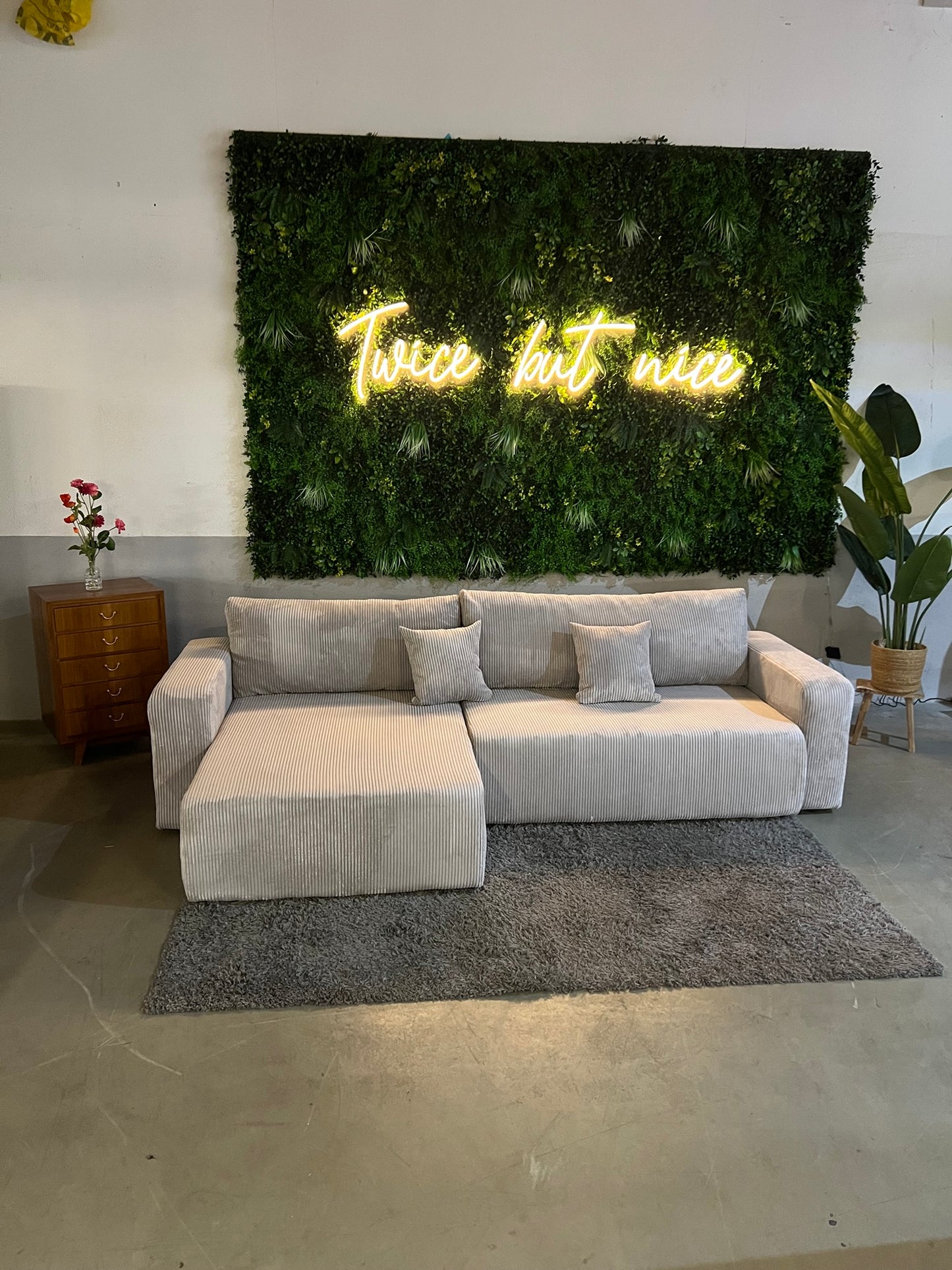 NEU Cord Ecksofa mit Schlaffunktion