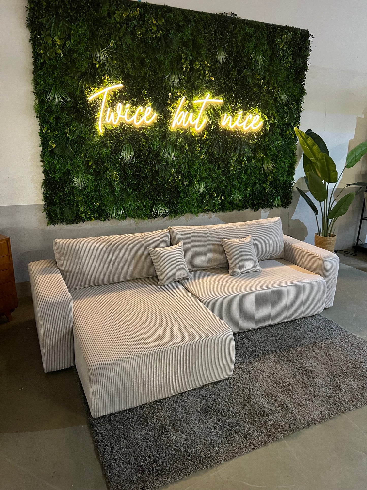NEU Cord Ecksofa mit Schlaffunktion