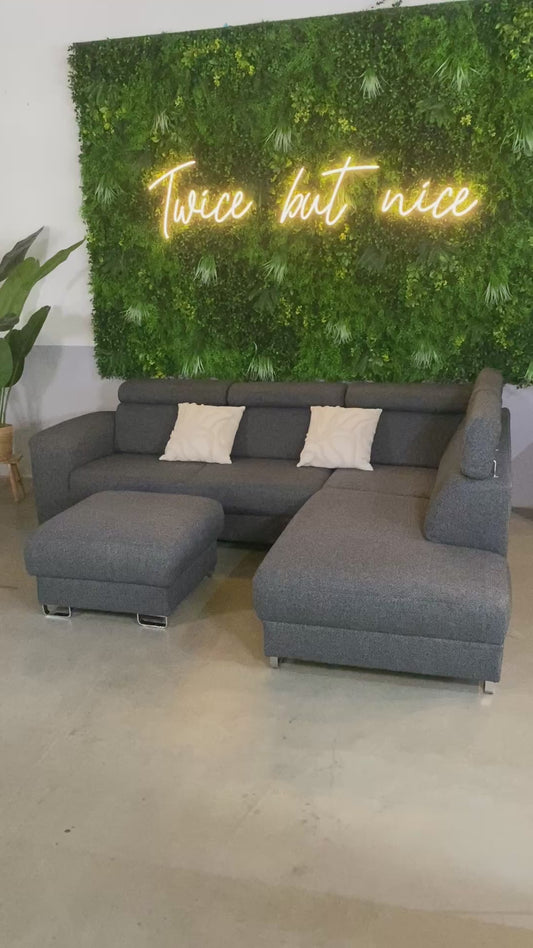 Ecksofa inkl. Hocker